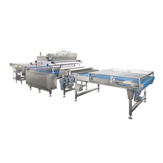 Alimec Line For Vertical Filling of Products On Conveyor Belt